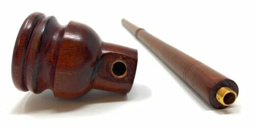 Matchpipe Churchwarden double ring Wizard Smoking Pipe long stem 11" - Image 2